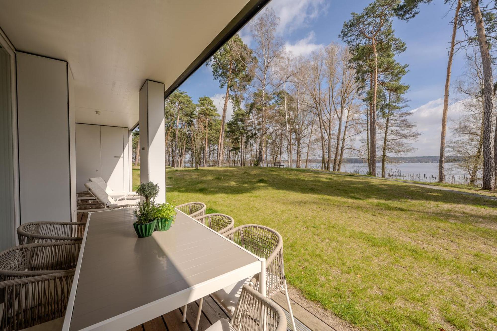 Marina Maisonette Seeblick Mit Pool Und Sauna Bad Saarow Esterno foto